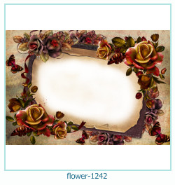 цветочная фоторамка 1242