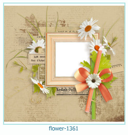 цветочная фоторамка 1361