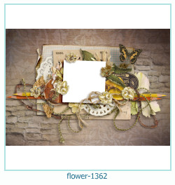 цветочная фоторамка 1362