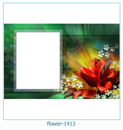 цветочная фоторамка 1413
