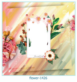 цветочная фоторамка 1426