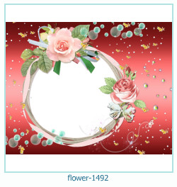 цветочная фоторамка 1492