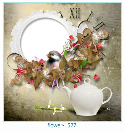 цветочная фоторамка 1527