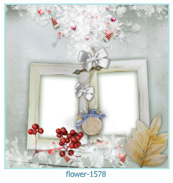 цветочная фоторамка 1578
