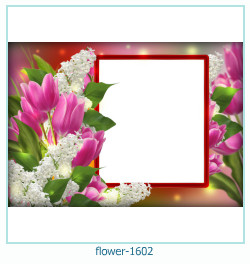 цветочная фоторамка 1602