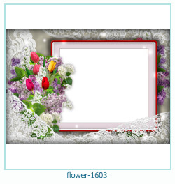 цветочная фоторамка 1603
