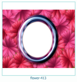 цветочная фоторамка 413
