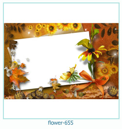 цветочная фоторамка 655