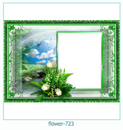 цветочная фоторамка 723