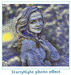 Prisma фото эффект Starry Night