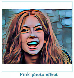 розовый фотоэффект dreamscope