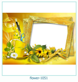 цветочная фоторамка 1051