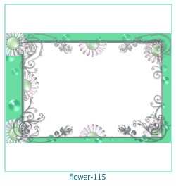 цветочная фоторамка 115