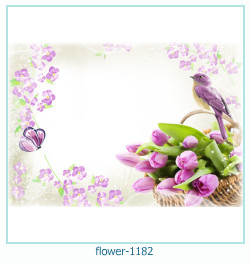 цветочная фоторамка 1182