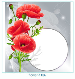 цветочная фоторамка 1186