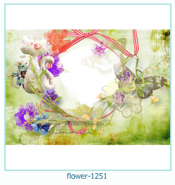 цветочная фоторамка 1251