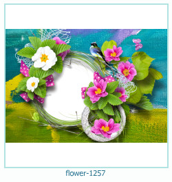 цветочная фоторамка 1257