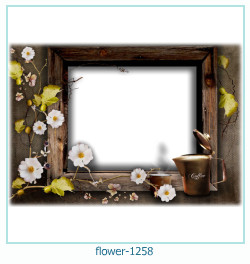 цветочная фоторамка 1258