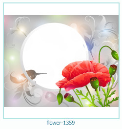 цветочная фоторамка 1359