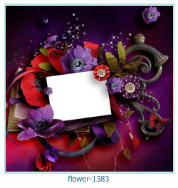 цветочная фоторамка 1383