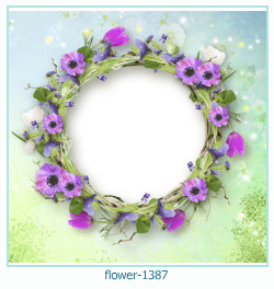 цветочная фоторамка 1387