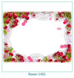 цветочная фоторамка 1403