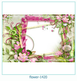 цветочная фоторамка 1420