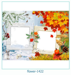 цветочная фоторамка 1422