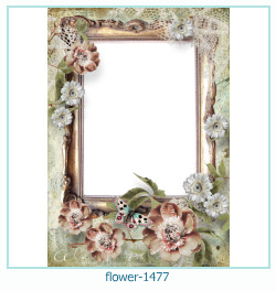 цветочная фоторамка 1477