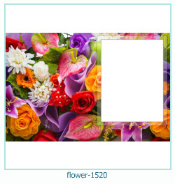 цветочная фоторамка 1520