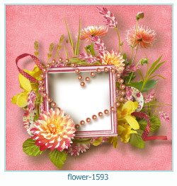цветочная фоторамка 1593