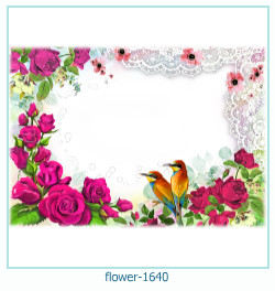 цветочная фоторамка 1640