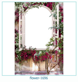 цветочная фоторамка 1696