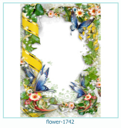 цветочная фоторамка 1742
