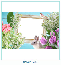 цветочная фоторамка 1786