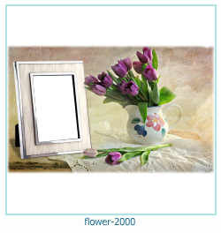 цветочная фоторамка 2000