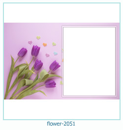 цветочная фоторамка 2051