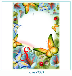 цветочная фоторамка 2059