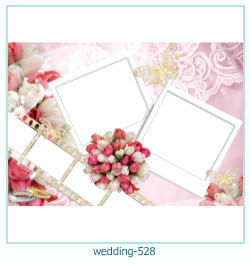Весенние цветочные рамки для свадьбы - Векторный клипарт
